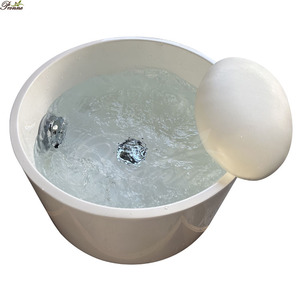 Vasca <span class=keywords><strong>in</strong></span> Ceramica per Pedicure da Salone di Bellezza, Lavabo Bianco con Getto e Luce LED per Massaggio ai Piedi - Product Image 5