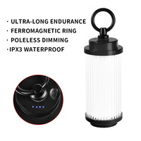 RTS Nouvelle Tente Extérieure Suspendue Led Camping Portable Lumière avec Support Rechargeable Camping Lampe de Poche