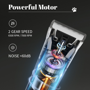 SiMAiSHEN-D8 Tondeuse à poils pour animaux <span class=keywords><strong>de</strong></span> compagnie sans fil (chiens et chats) avec logo personnalisable, faible MOQ 500 pièces, direct usine - Product Image 5