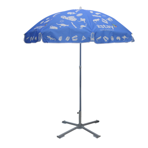 High Quality 8ft Heavy Duty Aluminum Parasol <b>Large</b> Outdoor Sun Umbrella with Digital <b>Printing</b> and Custom Logo - Product Image 3