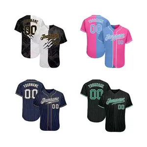 Uniformes personalizados de alta qualidade para beisebol e softball, roupas para homens e mulheres, roupas para jovens, de fábrica