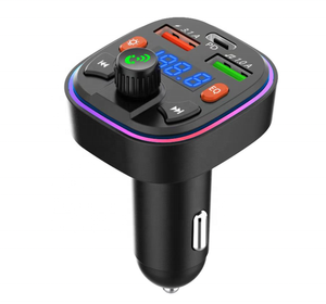 Car Type C PD Mobile Phone Charger Car <strong>Bluetooth</strong>-MP3 Player FM Receiver Hands Free Phone FM Transmitter - Product Image 5