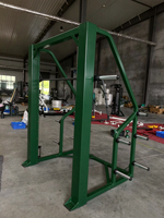 Machine Smith Commerciale Multifonctionnelle à Charge Équilibrée par Plaques d'Acier de 3 mm, Équipement de Gymnastique, Rack à Poids Libres, Fitness
