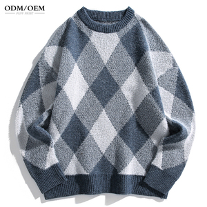 Suéter Personalizado con Logotipo OEM y ODM para Hombre, Suéter de Lana de Manga Larga, Suéter de Punto con Cuello Redondo para Hombre - Product Image 5