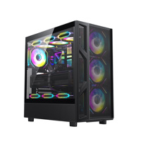 Boîtier PC Gamer Moderne 2026 le Plus Vendu, Personnalisable, USB 3.0, Châssis ATX pour Ordinateur de Bureau, Idéal pour le Gaming et les Applications Professionnelles