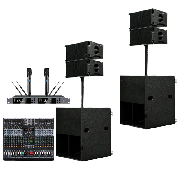 TW10 10-Inch Portable Waterproof Mobile Line Array System Passive Surround Sound 600W Audio Equipment