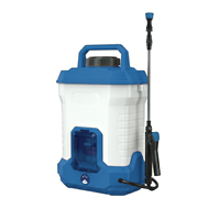 Pulvérisateur à dos rechargeable 12L à sangle unique avec régulateur KF-J-8, emballé en boîte couleur pour jardin