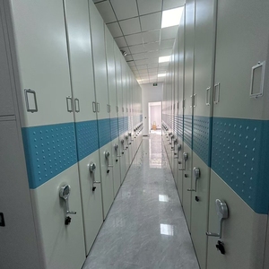 Armoire compacte en métal de conception moderne banque réglable de haute qualité pour l'hôpital scolaire de bibliothèque d'hôtel-direct de l'usine - Product Image 6
