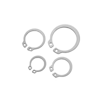 Anneau de retenue externe SS pour axe, roulement, engrenage, assemblage d'axe, fixation industrielle, quincaillerie