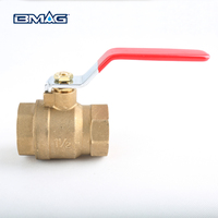 Fabricant chinois OEM ODM DN15-DN50 Vanne à boisseau sphérique manuelle en laiton sans plomb CW511L 1/2"-2" filetée femelle pour le contrôle de l'eau