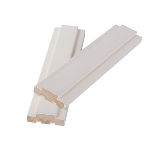 Moulures de porte en bois de pin décoratives pour l'intérieur, modernes et économiques, apprêtées au gesso <span class=keywords><strong>blanc</strong></span>, pour <span class=keywords><strong>lambris</strong></span> - Product Image 3