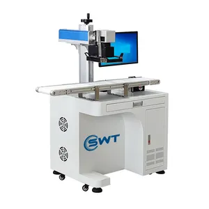 Laser marking machine 3w 5w fiber UV CO2 online high speed flying laser engraving suitable for mobile phone parts metal marking