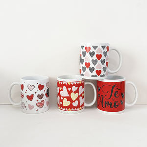 Taza <span class=keywords><strong>de</strong></span> Cerámica <span class=keywords><strong>de</strong></span> San Valentín con Diseño <span class=keywords><strong>de</strong></span> Anime, Taza Creativa con Forma Irregular para Agua - Product Image 1