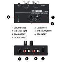 Amplificateur audio stéréo miniature 4 canaux Depusheng PP500 de bonne qualité