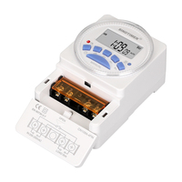 SINOTIMER CN109A-4PIN 200-250VAC Layar LCD 10A/30A Pemasangan Panel Beban Sakelar Timer Digital yang Dapat Diprogram 7 Hari 16 Program ON/OFF