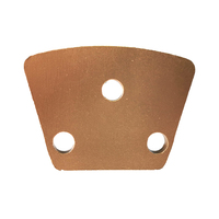 Vente en gros de chaussures de meulage PCD trapézoïdale à 3 trous plaque de meulage diamantée industrielle vente à chaud outils de meulage diamantés