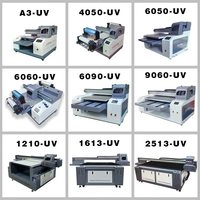 4050 UV Inkjet Printer DX7 XP600 A3+ Flatbed Flex Pattern Printer Plastic Phone Cases Acrylic Cylinders PVC ID Cards Metal Glass