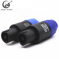 Adaptateur Jack Cannon YIVO HIFI XSSH Audio Speakon Connecteur 4 pôles Prise mâle Microphone 4 broches XLR Prise DIY Câble audio Nickel