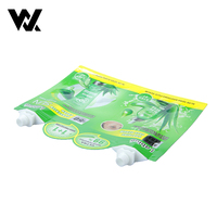 Sachet cosmétique personnalisé imprimé 20ml 30ml 75ml en aluminium pour échantillon, beurre corporel, lotion corporelle de luxe, pochette à bec verseur, emballage