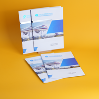 Brochures personnalisées pour marques d'entreprise, catalogues haut de gamme en papier offset avec gaufrage pour la promotion commerciale et la diffusion officielle