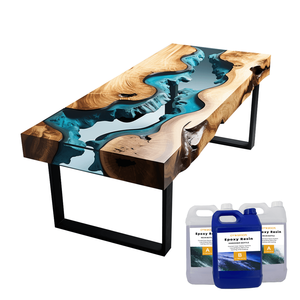 Résine époxy transparente ultra-claire pour coulée profonde, résine époxy pour table de rivière, peintures décoratives, revêtements, carreaux, boîtes - Product Image 1