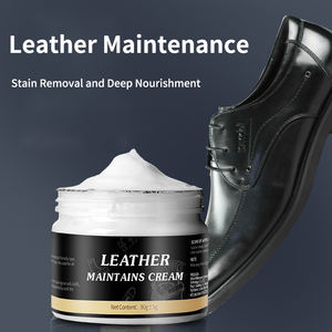 Commercio all'ingrosso 100g di cuoio nutriente crema bassa MOQ lucido per scarpe per la cura della pelle mobili per la cura del prodotto - Product Image 4
