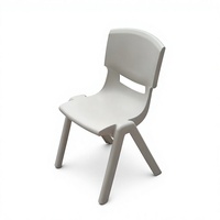 Chaise en plastique moderne, durable et ergonomique pour intérieur/extérieur, écologique, empilable, pour bureau à domicile et salon de style européen