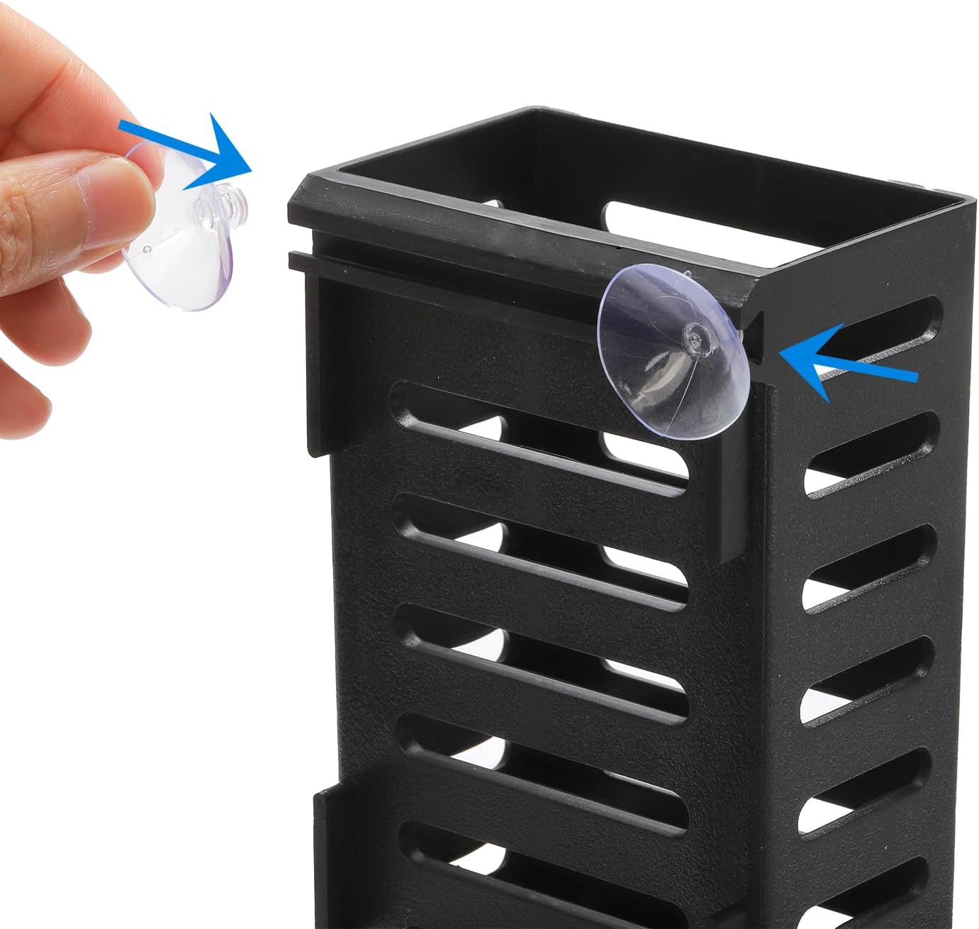 Jaxbo Supporto Per Piante Da Acquario In Plastica – Da Appendere, 5 Fori, Per Piante Vive