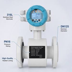 Flow Meter CXLD DN125 PN16, <b>Rubber</b> Liner 316L Electrode RS485 Modbus Flow Sensor - Product Image 2