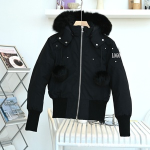 Giacca Invernale Unisex con Cappuccio in Pile, Tecnica di Goffratura, Spessa, con Pelliccia, Fornitura Diretta dalla Fabbrica - Product Image 4