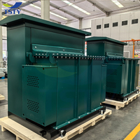 Transformador Industrial Trifásico de 13.8kv 500kva 1000kva, Estilo Americano, Montado sobre Plataforma, Clasificación IP53, Refrigeración ONAN/ONAF