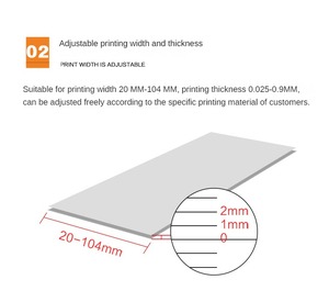 Đa Hàng quà tặng satin Ribbon máy in Máy đa chức năng máy tính để bàn tốc độ cao Máy in nhãn dán máy - Product Image 4