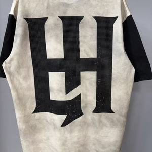 T-shirt da <span class=keywords><strong>Uomo</strong></span> Oversize Hot Diamond Designer LH, Stile Vintage Acid Wash, Popolare Marca Lifes Hustlers - Grande Successo! - Product Image 6