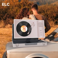 Pantalla Táctil Portátil con Batería Recargable y Altavoces de 40W para Fiestas en el Patio Trasero, Picnics, Música y Eventos al Aire Libre