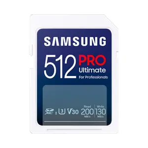 Kartu SD Samsung, U3 V30 4K Ultra HD kecepatan tinggi 2023 MB/dtk, baca 200MB/dtk untuk kamera 8K baru 130