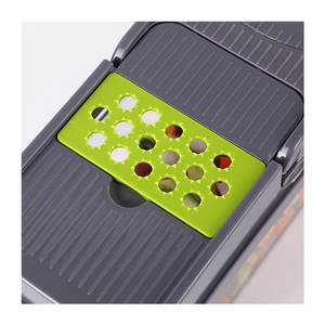 12 Uds 1 cortador de verduras de mandolina multifuncional accesorios de cocina prácticos/<span class=keywords><strong>Gadgets</strong></span> Manual picador de alimentos drenaje <span class=keywords><strong>PC</strong></span> inteligente - Product Image 2