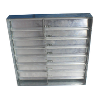 Régulateurs d'air manuels carrés en aluminium pour la climatisation avec design graphique et contrôle du volume
