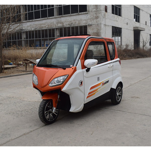 Electric Tricycle Closed 48 V <b>2</b> Seats 30-50 Km H <b>Passenger</b> Use - Product Image 1