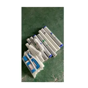 20 inch PP spun+UDF+CTO+400 GPD ro membrane+T33 activated carbon cartridge filter sets