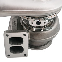 Turbocharger Universal S400SX4 Turbo 74.5mm/107mm 95.7/88.1mm 84.7Trim T6 Twin Scroll hingga 500-1050HP untuk Mesin Mobil 4.0L-6.0L