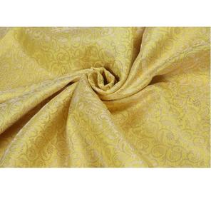 Tela Brocada de Poliéster Brillante, Transpirable y Ecológica de Alta Calidad con Motivo Floral Abstracto para Confección de Vestidos Étnicos para Niñas, Manualidades y Moda - Product Image 1