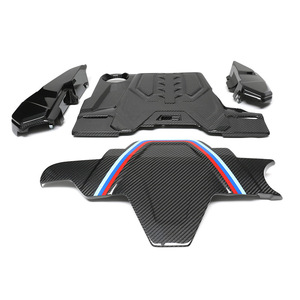 Pour <span class=keywords><strong>BMW</strong></span> F90 M5 couvercle de moteur en Fiber de carbone sèche M8 F91 F92 F93 capots avant extérieurs garniture remplacement Kits de carrosserie pour 2018 + modèles - Product Image 3