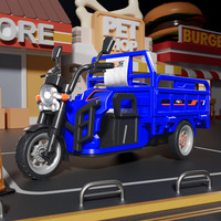 Grand Tricycle Électrique Jouet pour Enfants, Voiture à Trois Roues en Plastique de Simulation, Collection Transfrontalière, Moto Jouet Éducative