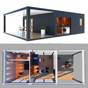 UPS housing fornitore superiore 20ft contenitore casa piano mobile pop up coffee shop contenitore di 20ft negozio per la vendita