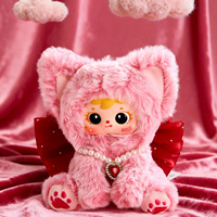 Vente en gros Samuel Velvet Rainbow Cat Plush Blind Mystery Box Kawaii Plushie Keychain Soft Stuffed Animal Pendant Creative Gift