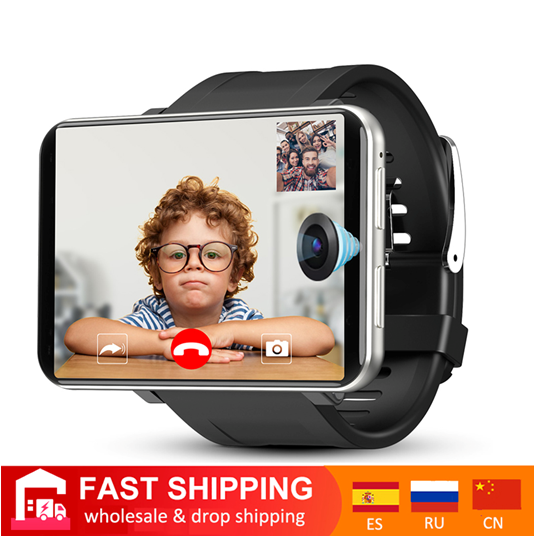 DM100 4G LTE Smart Watch Men Phone Android 7.1 3GB +32GB 8MP MT6739 Global Version  Fashionable Smartwatch
