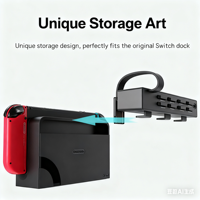 Convertisseur de cartouches de jeu pour Switch, lecteur de cartes multi-emplacements à 8 emplacements, lecteur de cartes d'extension, contrôle filaire, en plastique