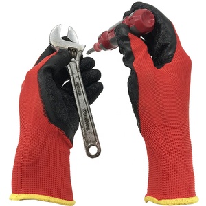 Wholesale Construction Anti slip <strong>Grip</strong> Guantes Latex Rubber Coated Industrial Safety Rubber Hand Protective Safety <strong>Glove</strong> - Product Image 3