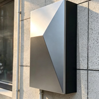 Boîtier de commande pour station de recharge de véhicules électriques en acier galvanisé, avec affichage de la température, indice de protection IP54, sûr et durable