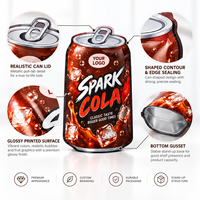 Sachets personnalisés découpés sur mesure, emballages souples avec impression couleur pour snacks, bonbons et produits de détail spécialisés
